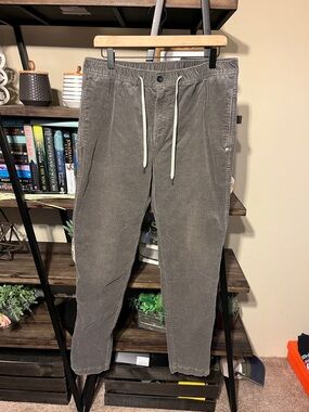 Vuori Optimist Corduroy Pants Size L Grey